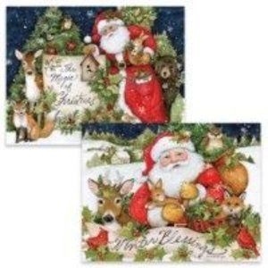 LANG CHRISTMAS CARD BOXED SET Magic of Christmas Cards #18 / 19 Envelops 100118